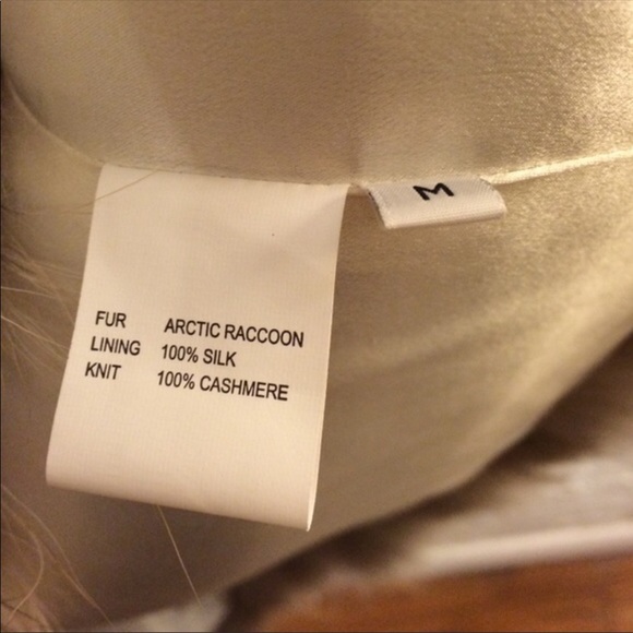 100% Authentic Fur Vest tan/gray tones M - Picture 3 of 4